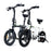 isinwheel U1 36V Electric Bike with 250W Motor, 14-inch Tires, 35-45KM Range – Black