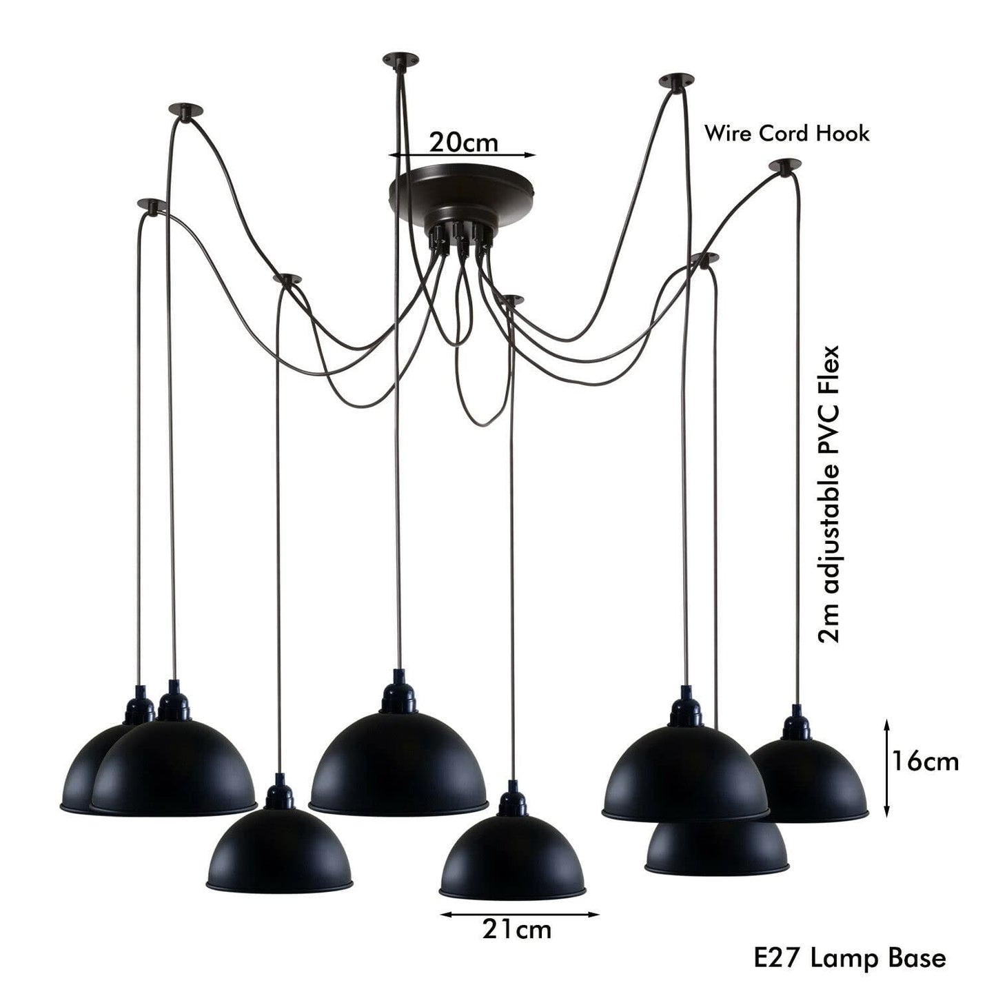 8 Bulb 2m Fluming Spider Pendant Light ~6270