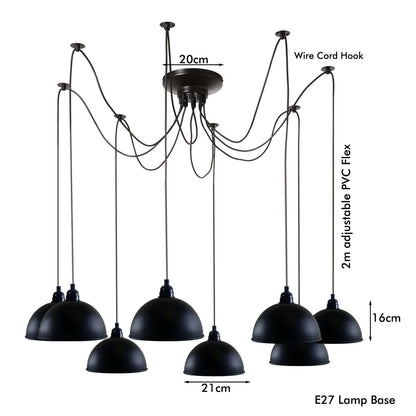8 Bulb 2m Fluming Spider Pendant Light ~6270
