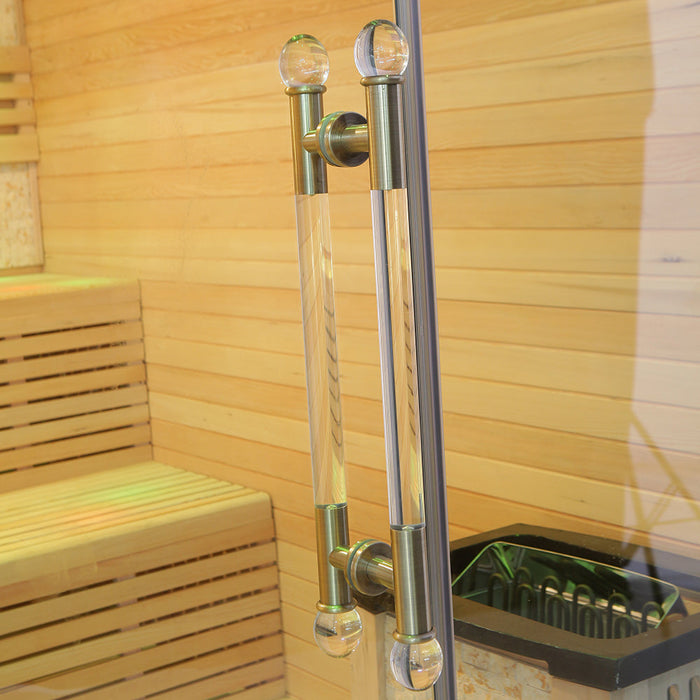 SAUNAONES® Include Therapy Wood Traditional Steam Sauna Modern Relax 7