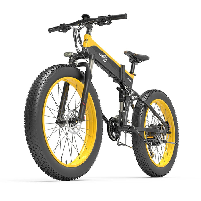 Bezior X1500 Electric Bike 1500W 48V 12.8Ah 26-Inch Fat Tire E-Bike