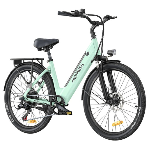 HillMiles MileCity 1 Electric Bike 36V 13AH 250W Motor 26-Inch – Green