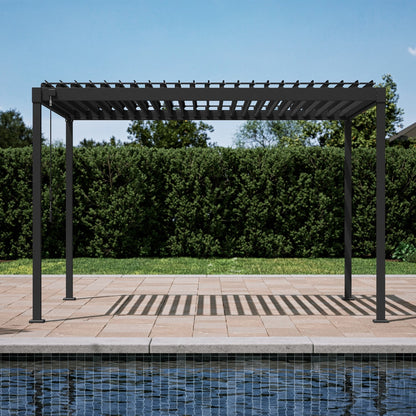 Mirador Pergola — 10'×12' | Charcoal