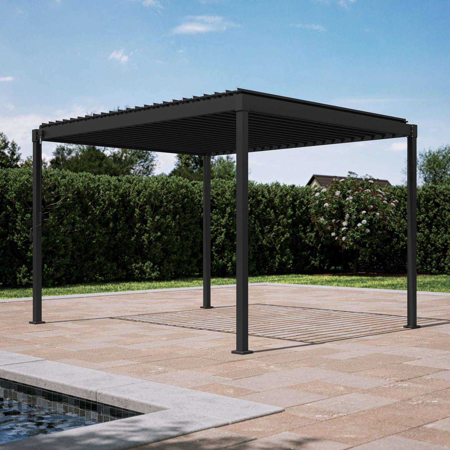 Mirador Pergola — 10'×12' | Charcoal