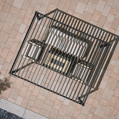 Mirador Pergola — 10'×12' | Charcoal