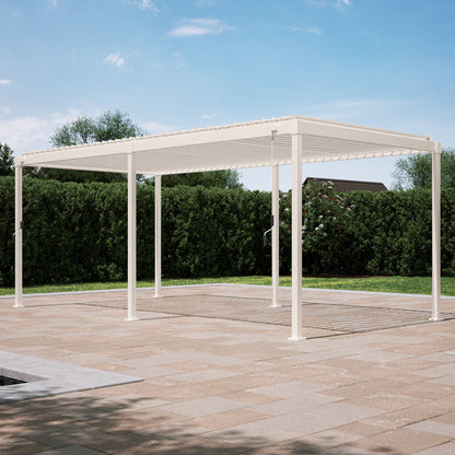 Mirador Pergola — 10'×20' | Latte & Charcoal