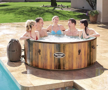 Lay-Z-Spa Helsinki Inflatable Liner - Wood Effect