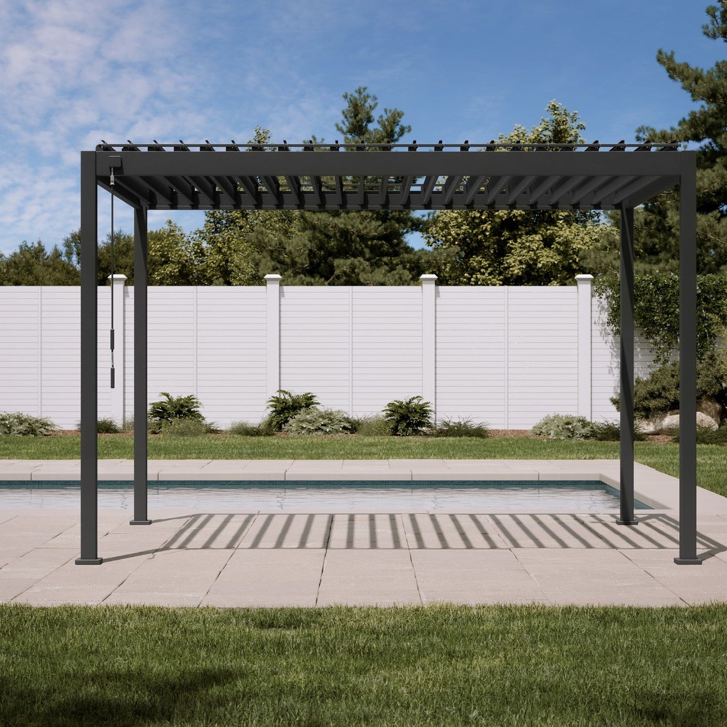 Mirador  Pergola — 10'×12' | Charcoal