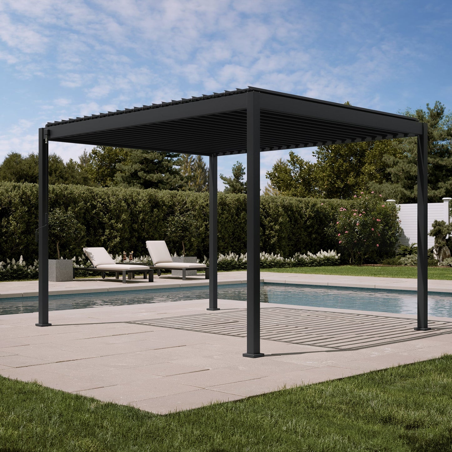 Mirador  Pergola — 10'×12' | Charcoal