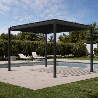 Mirador  Pergola — 10'×12' | Charcoal