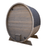 SaunaSupply KLAABU Deluxe Thermowood Outdoor Barrel Sauna - 4 People