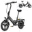 HillMiles Mile 1 36V 250W Electric Bicycle with 14-Inch Tires and 60KM Range