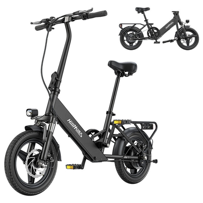 HillMiles Mile 1 36V 250W Electric Bicycle with 14-Inch Tires and 60KM Range