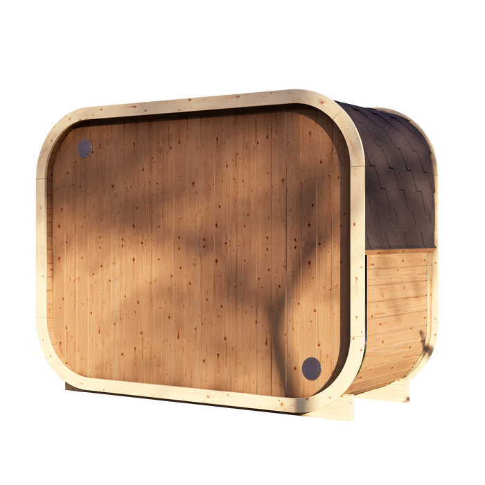 SaunaSupply ALLA H2 Thermowood Outdoor Sauna - 4 Person