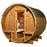 6 Person Canopy Barrel Sauna — Heritage Collection