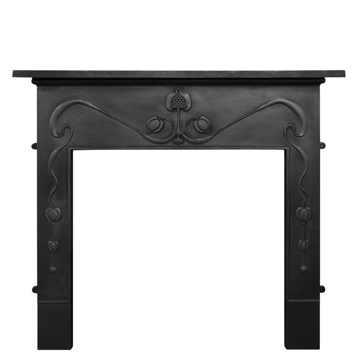 Art Nouveau Cast Iron Fireplace Surround | Carron
