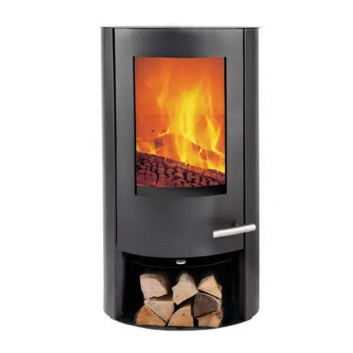 TermaTech TT20 Streamline R Wood Burning Stove 5kW, DEFRA Approved, Black