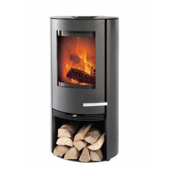 TermaTech TT20R Wood Burning Stove 5kW, DEFRA Approved, Black