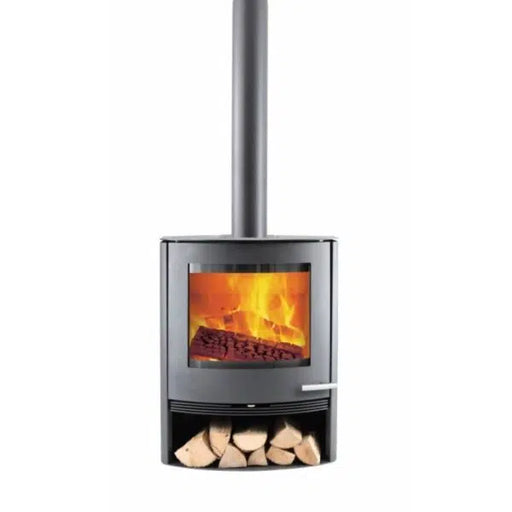TermaTech TT22 Contemporary Wood Burning Stove 7.5kW Black