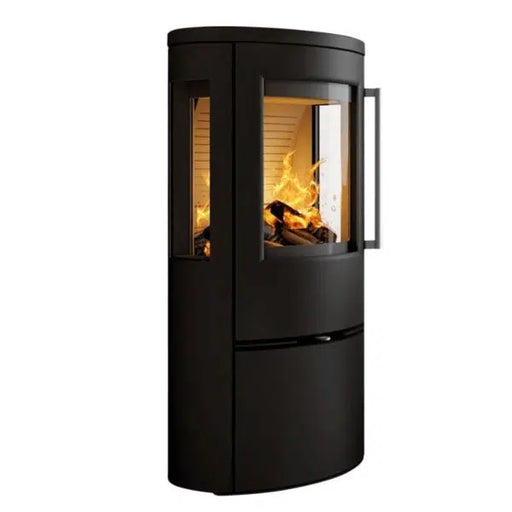 TermaTech TT23RG Contemporary Wood Burning Stove with Panoramic Glass