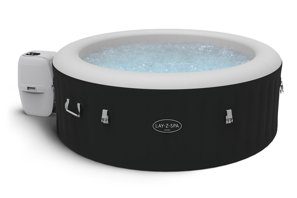 Lay-Z-Spa Miami AirJet compact round inflatable hot tub