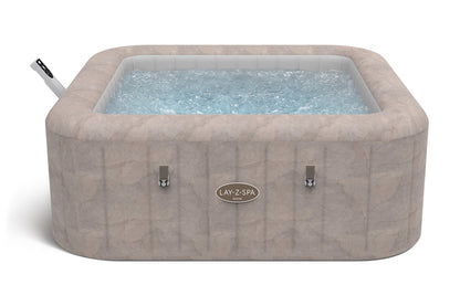 lay-Z-Spa Rome AirJet 6-person hot tub brown marble main view