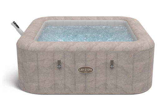 lay-Z-Spa Rome AirJet 6-person hot tub brown marble main view