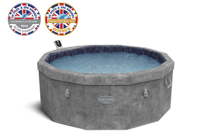 lay-Z-Spa Carrara AirJet 6-person rigid foam hot tub main view