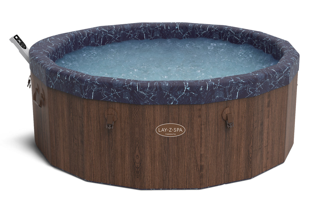 Lay-Z-Spa Toronto AirJet foam hot tub front view
