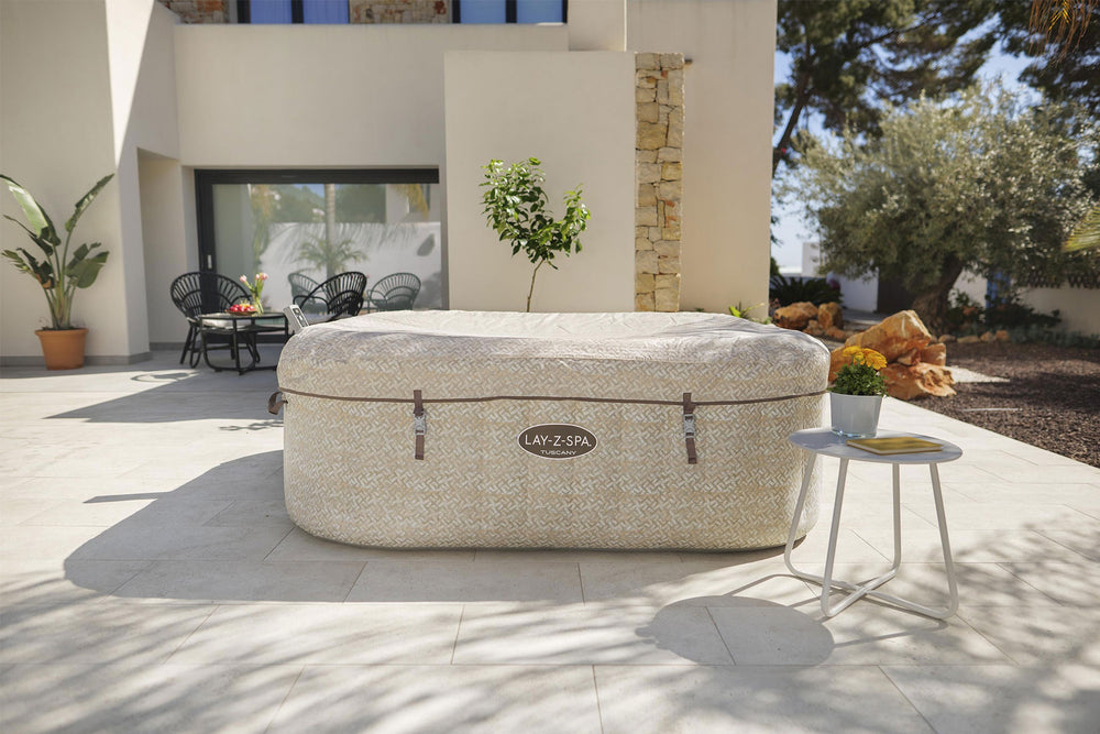 Ryny Tuscany AirJet hot tub lifestyle photo outdoors