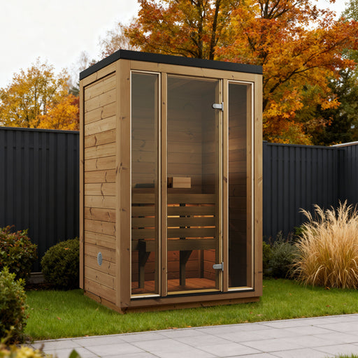 SaunaSupply Ella Cube Thermowood Sauna - 2 person