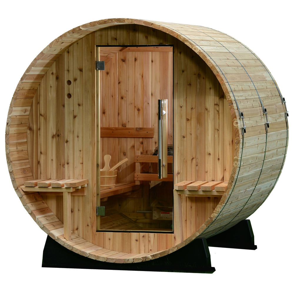 2-4 Person Canopy Barrel Sauna