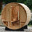 2 Person Canopy Barrel Sauna