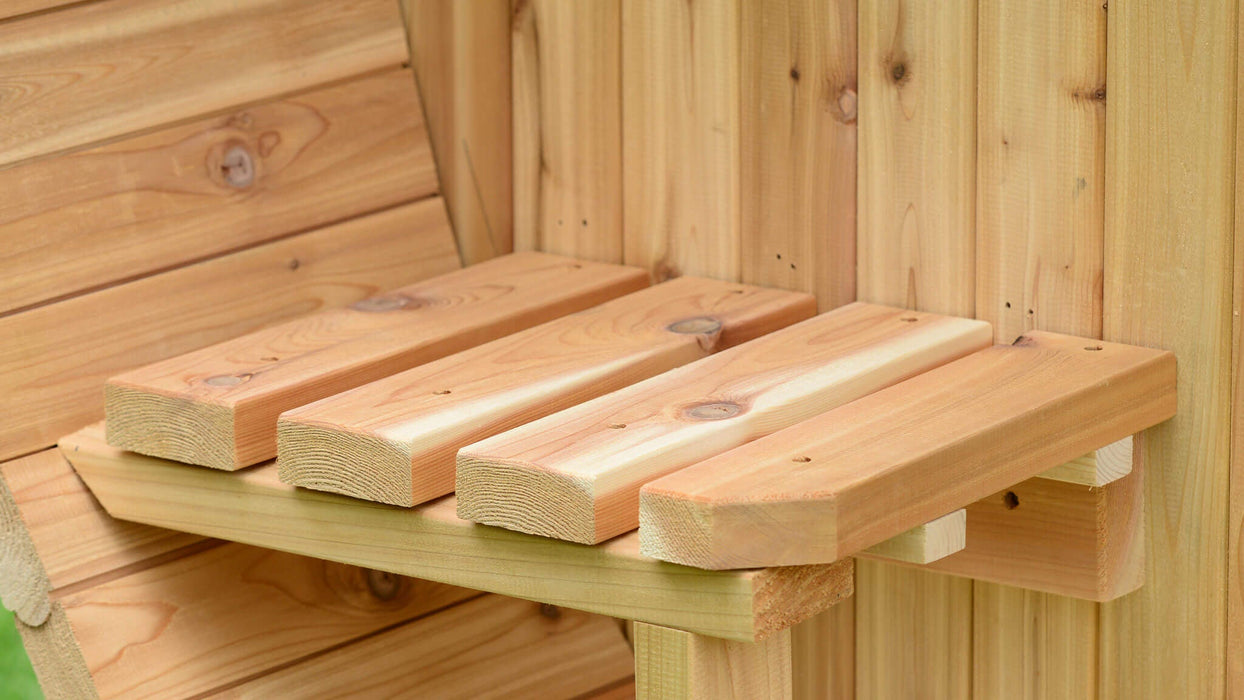 2 Person Canopy Barrel Sauna