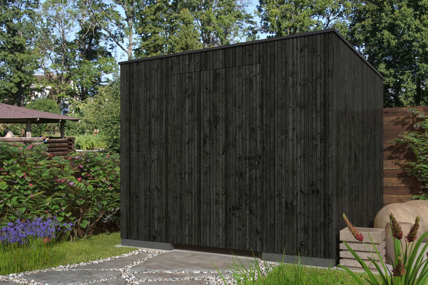 Brooklyn Large Modern Garden Shed 2.91x2.91m