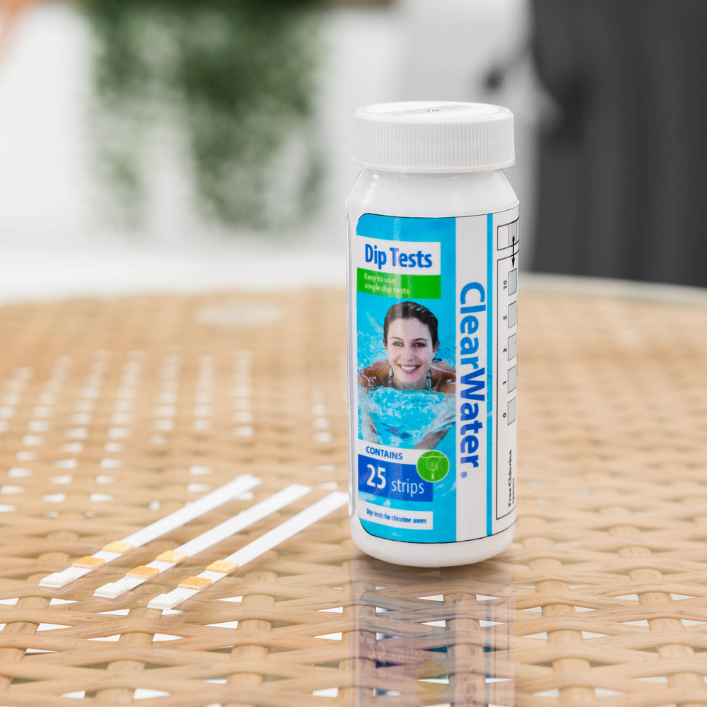 ClearWater Chlorine Tablets & Test Strips Bundle