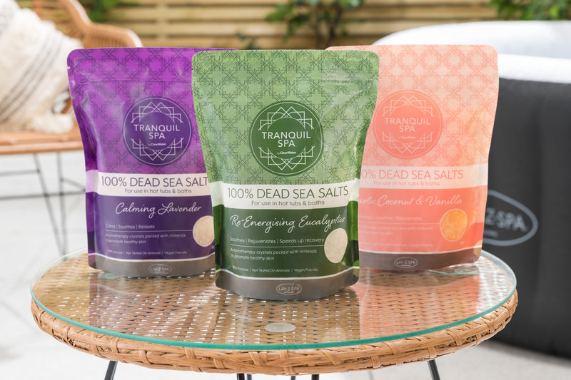 Tranquil Spa Dead Sea Salts Collection lifestyle shot