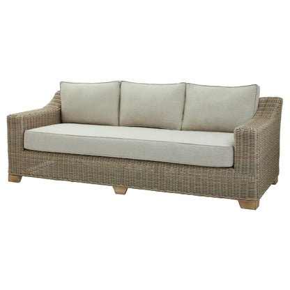 Capri Collection Outdoor Three Seater Sofa wicker weave