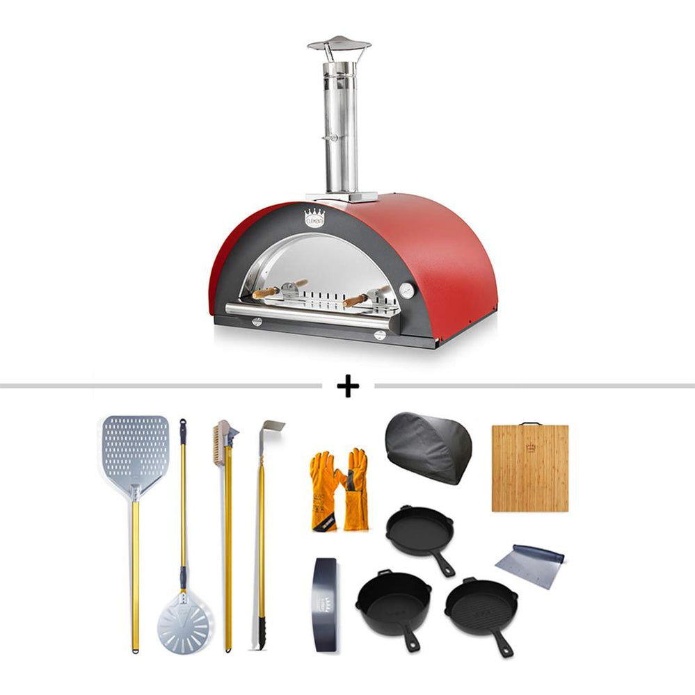 Clementi Original 80×60 Wood Fired Pizza Oven Ultimate Bundle | Festive Sale