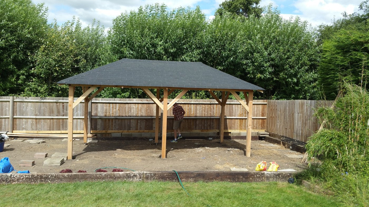 Corfu Douglas Gazebo 3.4 x 5.9m