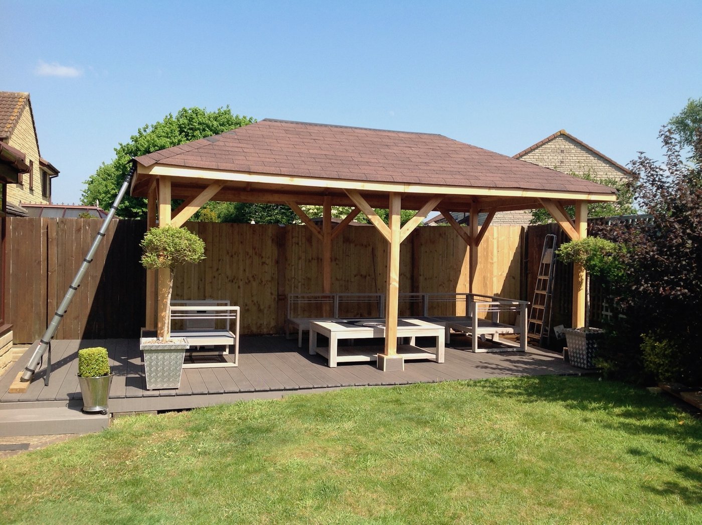 Corfu Douglas Gazebo 3.4 x 5.9m