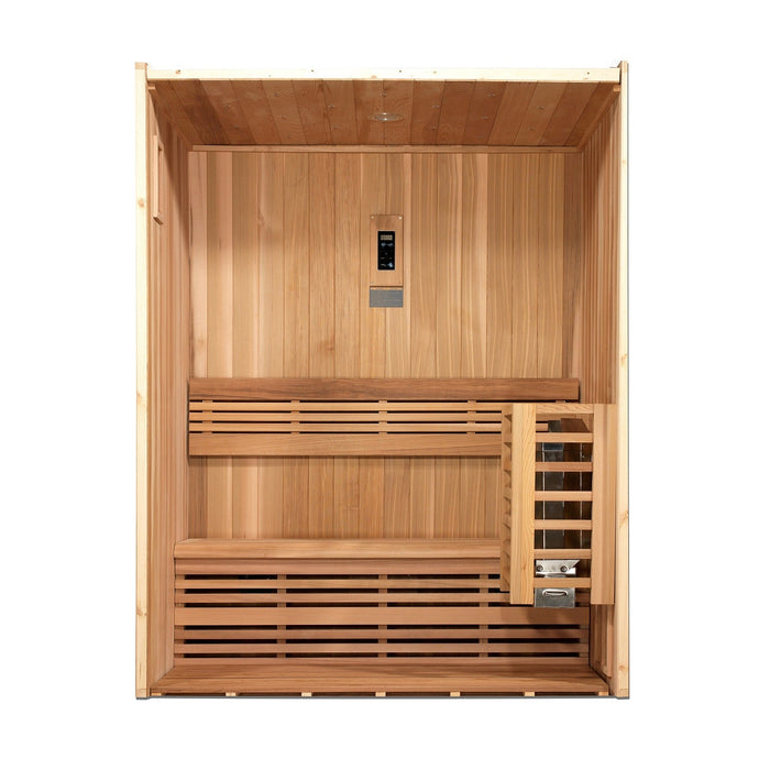 SAUNAONES® 2 Person Traditional Steam Sauna Modern Relax 1-in stock