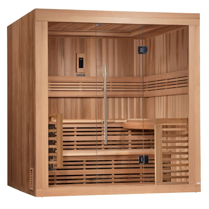 SAUNAONES® 6 PERSON TRADITIONAL STEAM SAUNA MODERN RELAX 3