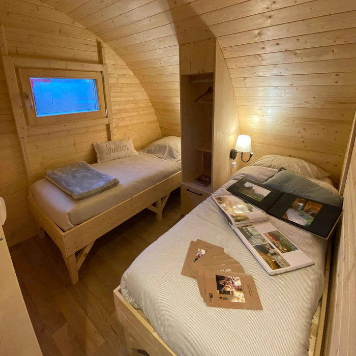The "Dual Halfmoon" Pod - Luxury 4 Person Glamping Pod