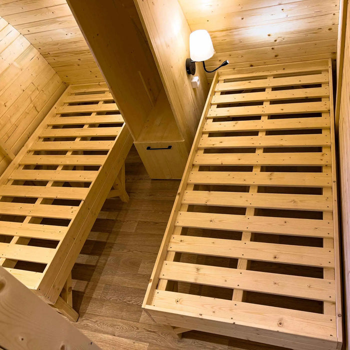 The "Dual Halfmoon" Pod - Luxury 4 Person Glamping Pod