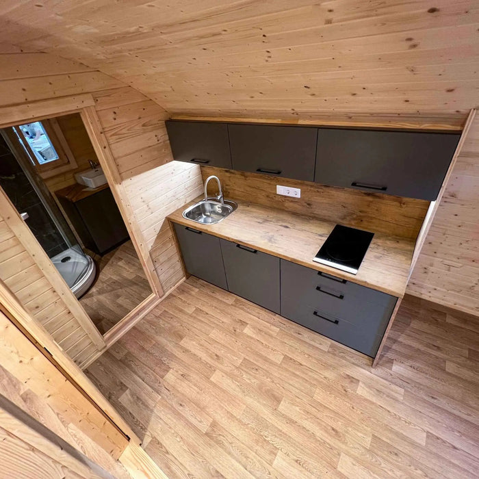 The "Dual Halfmoon" Pod - Luxury 4 Person Glamping Pod