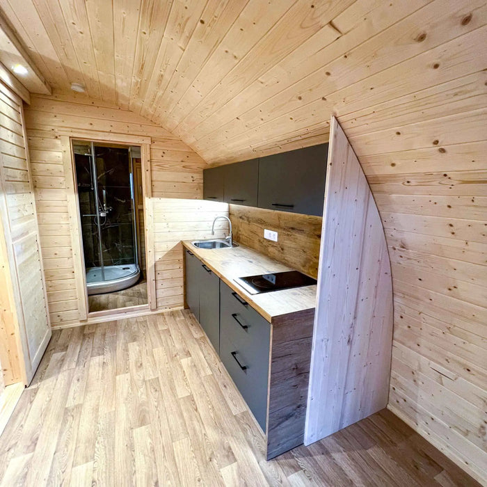 The "Dual Halfmoon" Pod - Luxury 4 Person Glamping Pod