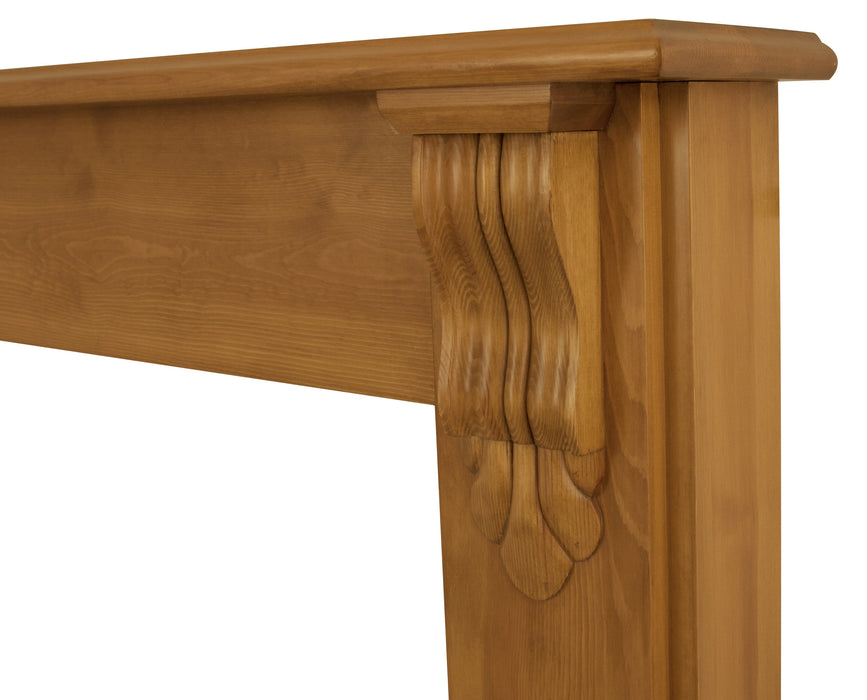 Edinburgh Corbel Wooden Fireplace Surround | Carron