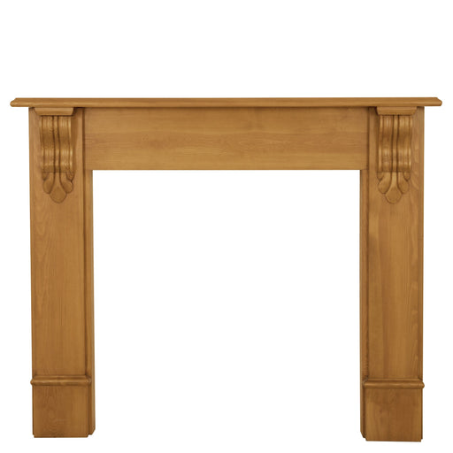 Edinburgh Corbel Wooden Fireplace Surround | Carron