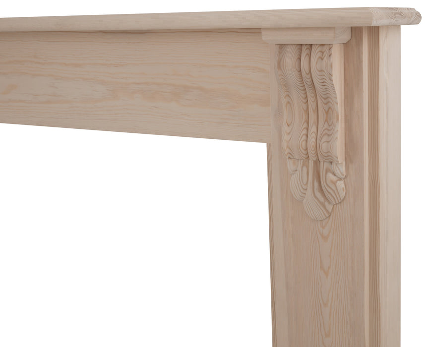 Edinburgh Corbel Wooden Fireplace Surround | Carron